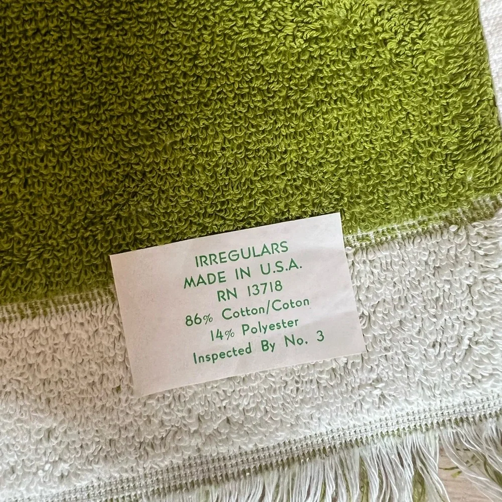 MCM vintage pair of hand towels